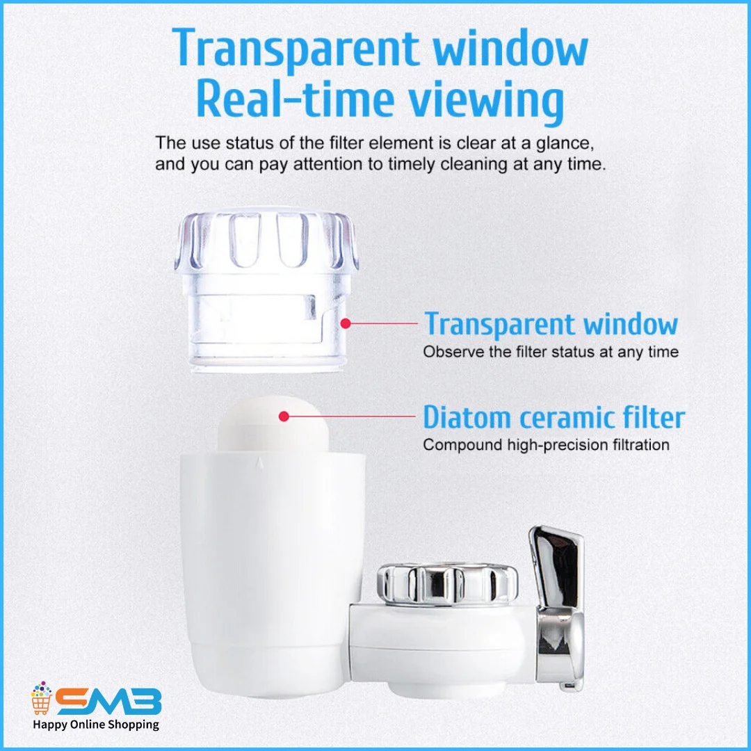 Kitchen Tap Water Purifier Filter, Suitable For：Kitchen Faucet, Home Faucet, Bathroom lowest price water filter in Bangladesh at Shopnomarket.com