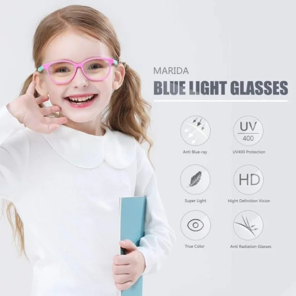 Kids Anti Blue Light Eye UV Protection Sunglasses