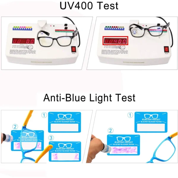 Kids Anti Blue Light Eye UV Protection Sunglasses - Image 3