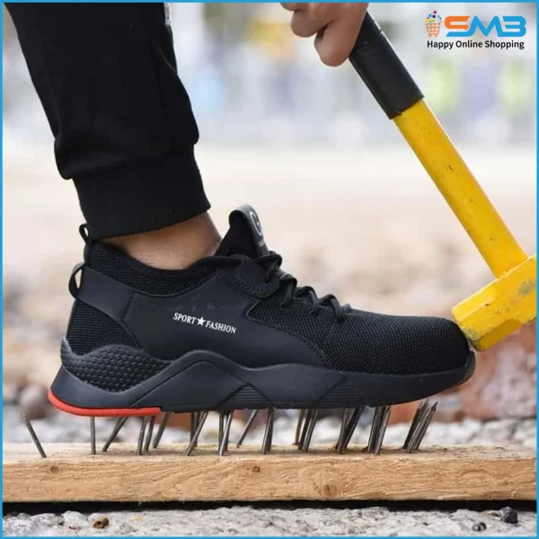 Anti Skid Safety Shoe for Man Construction Site