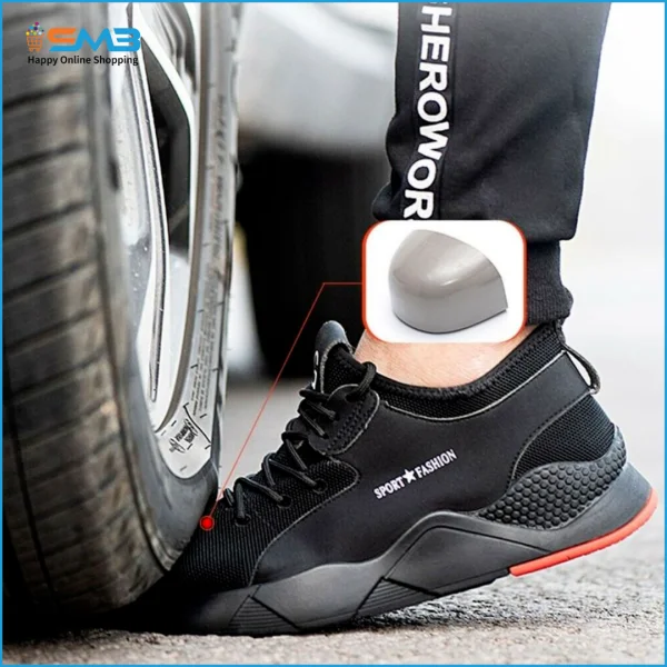 Anti Skid Safety Shoe for Man Construction Site