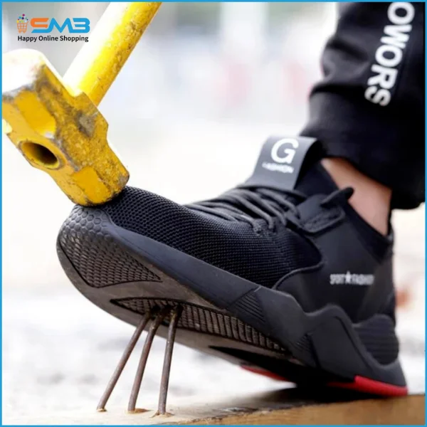 Anti Skid Safety Shoe for Man Construction Site