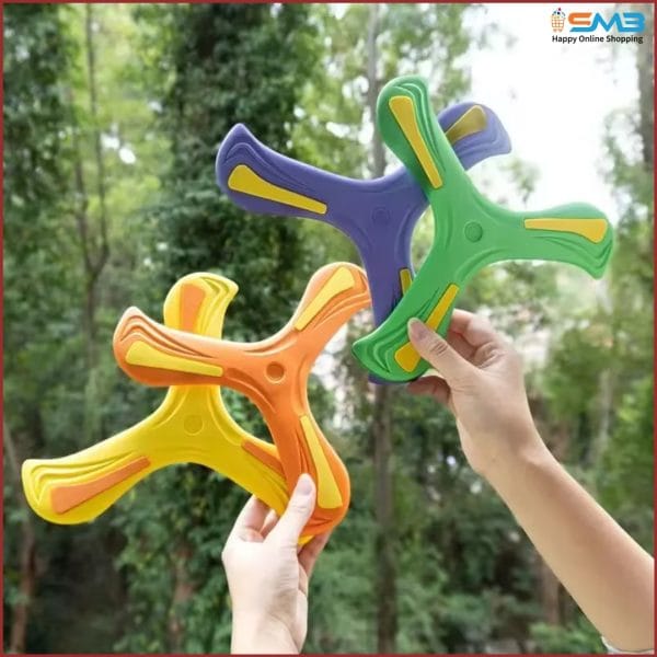 Kids Boomerang Soft Three-leaf Cross Interactive Outdoor Toys | ShopnoMarket BD