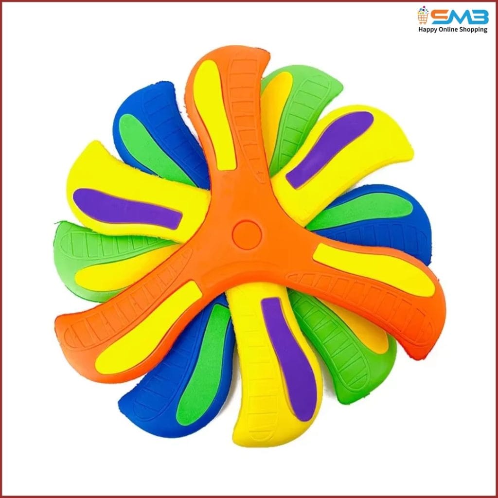 Kids Boomerang Soft Three-leaf Cross Interactive Outdoor Toys | ShopnoMarket BD