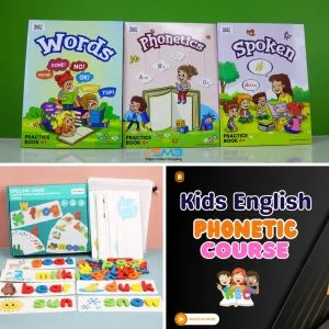 Kids English Book & English Spelling Game with Kids Phonetics Course